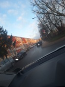 Foto: Rettungsweg zugeparkt  